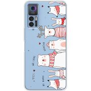 Прозрачный чехол BoxFace TCL 30 Plus The Friendly Beasts