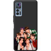 Черный чехол BoxFace TCL 30 Plus BTS