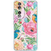 Чехол BoxFace Huawei Honor 90 Birds in Flowers