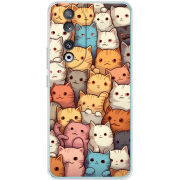 Чехол BoxFace Huawei Honor 90 Котики муркотики