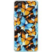 Прозрачный чехол BoxFace Huawei Honor 90 Butterfly Morpho