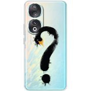Прозрачный чехол BoxFace Huawei Honor 90 Swan question
