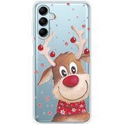 Прозрачный чехол BoxFace Samsung Galaxy M15 5G (M156) Winter Deer