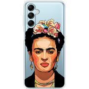 Прозрачный чехол BoxFace Samsung Galaxy M15 5G (M156) Фрида Кало