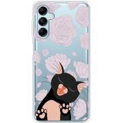 Прозрачный чехол BoxFace Samsung Galaxy M15 5G (M156) Meow