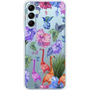 Прозрачный чехол BoxFace Samsung Galaxy M15 5G (M156) Flamingo