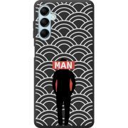 Черный чехол BoxFace Samsung Galaxy M15 5G (M156) Man Pattern