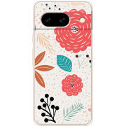 Чехол BoxFace Google Pixel 8A Line Flowers