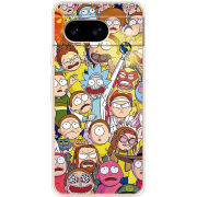 Чехол BoxFace Google Pixel 8A Rick and Morty
