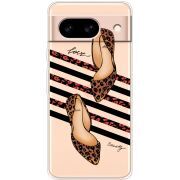 Прозрачный чехол BoxFace Google Pixel 8A Love Beauty