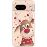 Прозрачный чехол BoxFace Google Pixel 8A Winter Deer