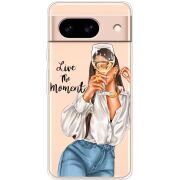 Прозрачный чехол BoxFace Google Pixel 8A Live The Moment