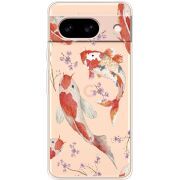 Прозрачный чехол BoxFace Google Pixel 8A Japanese Koi Fish