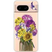 Прозрачный чехол BoxFace Google Pixel 8A My Bouquet