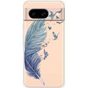 Прозрачный чехол BoxFace Google Pixel 8A Feather