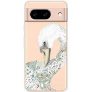 Прозрачный чехол BoxFace Google Pixel 8A Swan