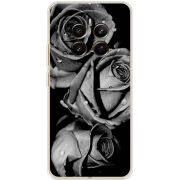 Чехол BoxFace Realme 12 Plus 5G Black and White Roses