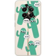 Прозрачный чехол BoxFace Realme 12 Plus 5G с 3D-глазками HIYA