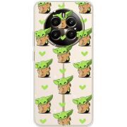 Прозрачный чехол BoxFace Realme 12 Plus 5G Pattern Baby Yoda
