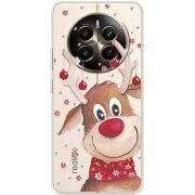 Прозрачный чехол BoxFace Realme 12 Plus 5G Winter Deer