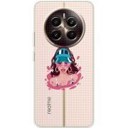 Прозрачный чехол BoxFace Realme 12 Plus 5G Selena Gomez
