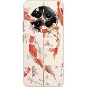 Прозрачный чехол BoxFace Realme 12 Plus 5G Japanese Koi Fish