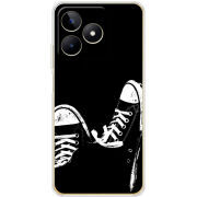 Чехол BoxFace Realme Note 50 Black Sneakers
