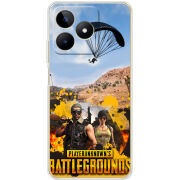Чехол BoxFace Realme Note 50 Pubg parachute