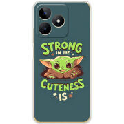 Чехол BoxFace Realme Note 50 Strong in me Cuteness is