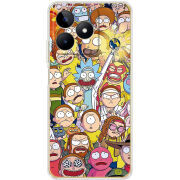 Чехол BoxFace Realme Note 50 Rick and Morty