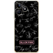 Чехол BoxFace Realme Note 50 Blackpink автограф