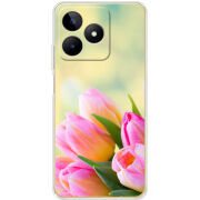 Чехол BoxFace Realme Note 50 Bouquet of Tulips