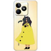 Прозрачный чехол BoxFace Realme Note 50 Just a Girl