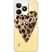 Прозрачный чехол BoxFace Realme Note 50 Wild Love