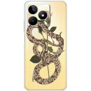 Прозрачный чехол BoxFace Realme Note 50 Glamor Snake