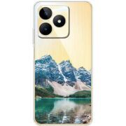 Прозрачный чехол BoxFace Realme Note 50 Blue Mountain