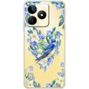 Прозрачный чехол BoxFace Realme Note 50 Spring Bird