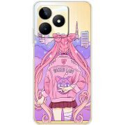 Прозрачный чехол BoxFace Realme Note 50 Wiked Lady