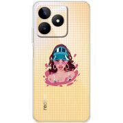 Прозрачный чехол BoxFace Realme Note 50 Selena Gomez
