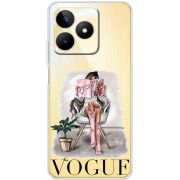 Прозрачный чехол BoxFace Realme Note 50 VOGUE