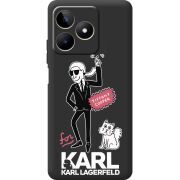 Черный чехол BoxFace Realme Note 50 For Karl