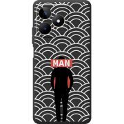 Черный чехол BoxFace Realme Note 50 Man Pattern