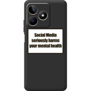 Черный чехол BoxFace Realme Note 50 