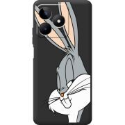 Черный чехол BoxFace Realme Note 50 Lucky Rabbit