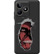 Черный чехол BoxFace Realme Note 50 Нападение на Титана