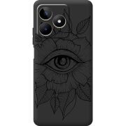 Черный чехол BoxFace Realme Note 50 Eye