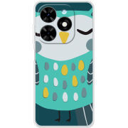 Чехол BoxFace Tecno Spark 20 Green Owl