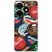 Чехол BoxFace Tecno Spark 20 Drink Lids
