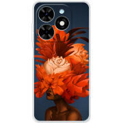Чехол BoxFace Tecno Spark 20 Exquisite Orange Flowers