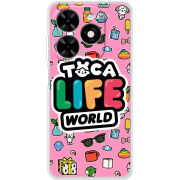 Чехол BoxFace Tecno Spark 20 Toca Boca Life World